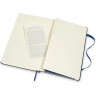 Блокнот MOLESKINE CLASSIC DOUBLE LARGE 130х210мм 240стр. линейка/нелинованный, синий NB313HB20