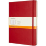 Блокнот MOLESKINE Classic Large, в линейку, красный QP060R