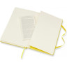Блокнот MOLESKINE Classic Large, нелинованный, жёлтый QP062M18
