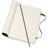 Блокнот MOLESKINE Classic Soft Large, линейка, зелёный QP616K15