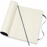 Блокнот MOLESKINE Classic Soft XLarge, нелинованный, синий сапфир QP623B20