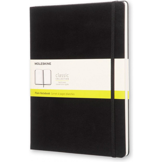 Блокнот MOLESKINE Classic XLarge, нелинованный, чёрный QP092